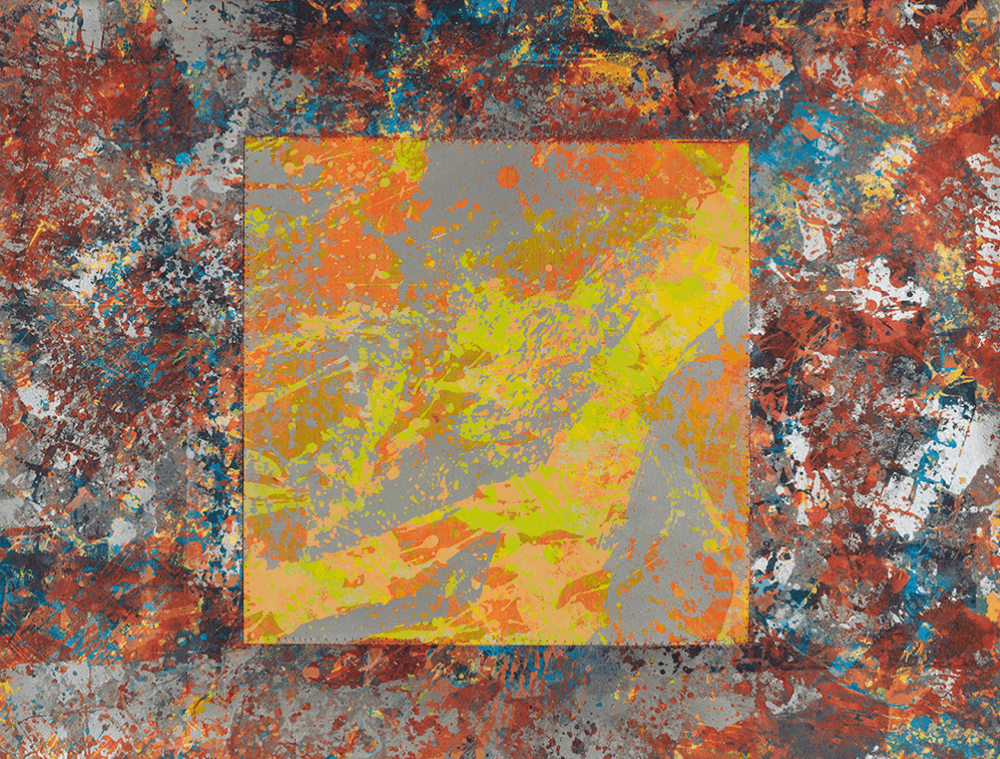 Sam Gilliam, ‘Anchor’, 1973, Print, Silkscreen with collage and sewn thread, null, 