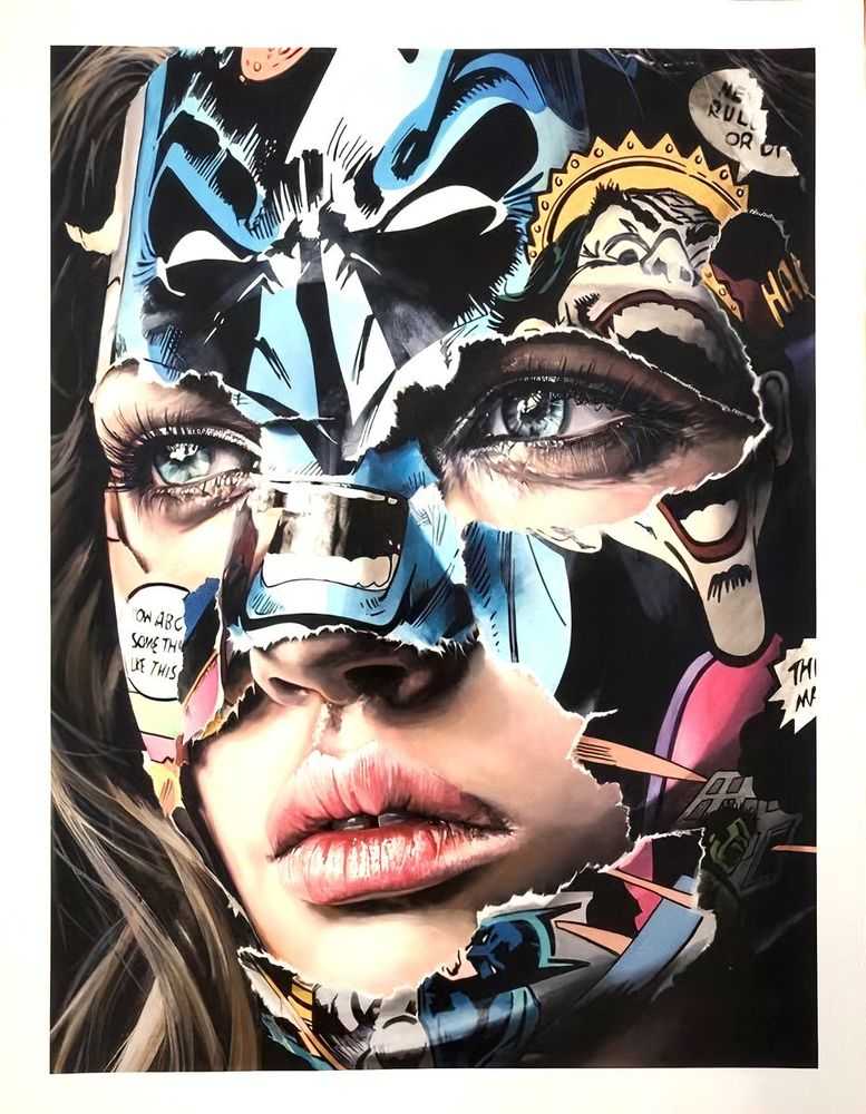 Sandra Chevrier, ‘La Cage Et Les Portes Du Rêve’, 30-04-2020, Print, 23 Colour screenprint On 330gsm somerset paper Each colour toned throughout the process of 23 passes, giving a warm vintage poster feel to the print, Graffiti Prints, Numbered