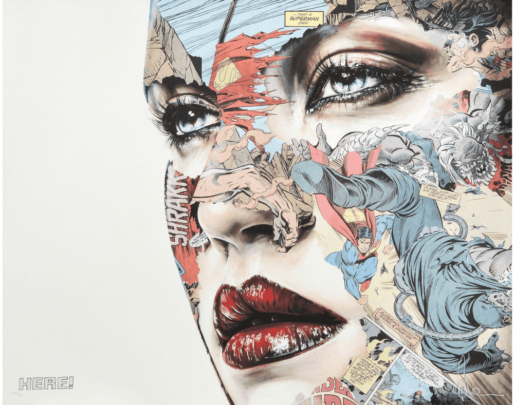Sandra Chevrier, ‘La Cage, Ici! (Hand Embellished)’, 15-10-2016, Print, hand-finished pigment print on 290gsm paper stock, Thinkspace Gallery, Numbered, Handfinished