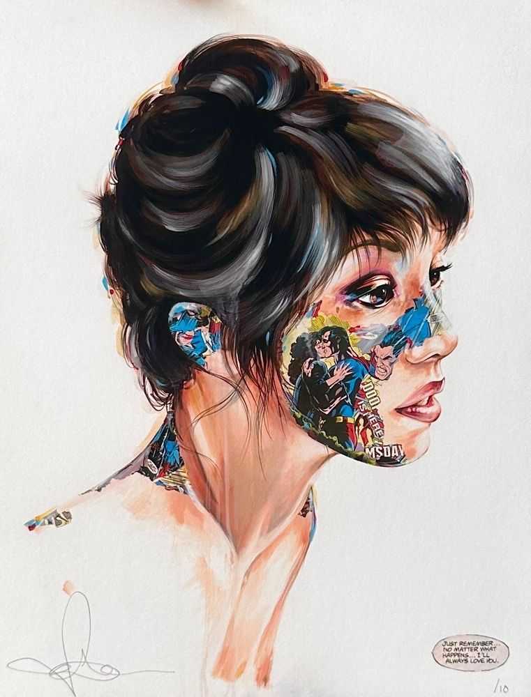 Sandra Chevrier, ‘La Cage et L'Amour Éternel’, 2024, Print, Giclée on hot press deckled edge paper, Thinkspace Gallery, Numbered