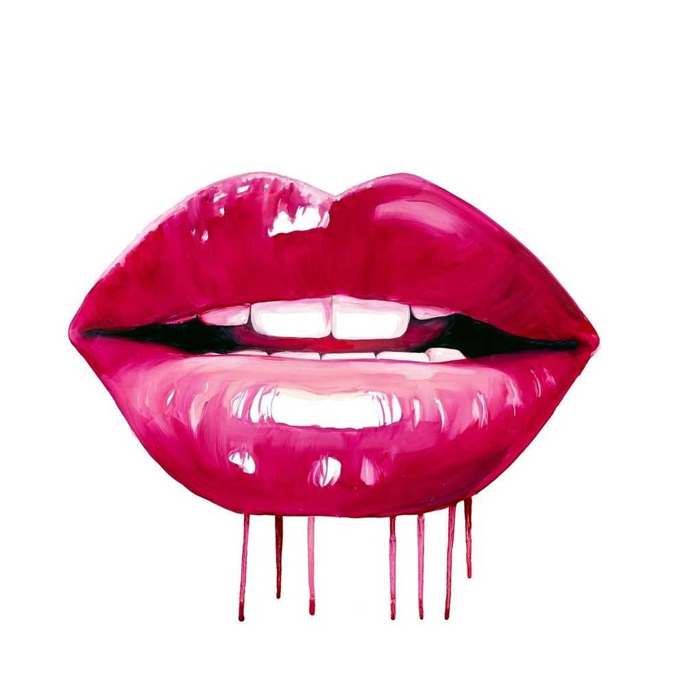 Sara Pope, ‘Lips 6’, 25-08-2014, Print, Pigment print hand finished with a sparkly diamond dust, Workhouse Gallery, Numbered, Handfinished