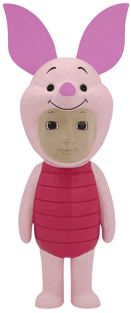 Satoru Koizumi, ‘Little Pig’, 10-11-2022, Sculpture, Wood, Apportfolio, Numbered