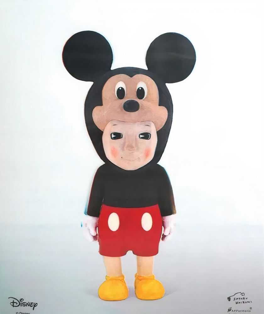 Satoru Koizumi, ‘"With" Mickey Print’, 2020, Print, Lenticular, APPortfolio, Numbered, Framed