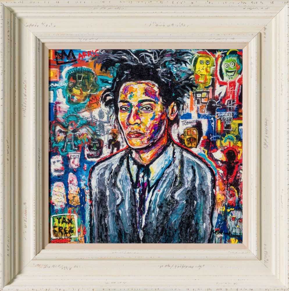 Scarlett Raven, ‘Basquiat (Canvas on Board)’, 2024, Print, Canvas on board, Castle Fine Art, Numbered