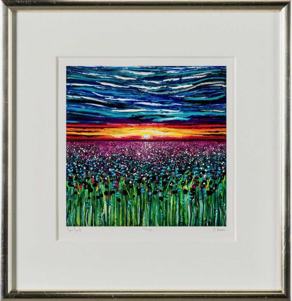 Scarlett Raven, ‘Man and Shadow Meet (Giclee On Paper)’, 2024, Print, Giclee on paper, Castle Fine Art, Numbered, Framed