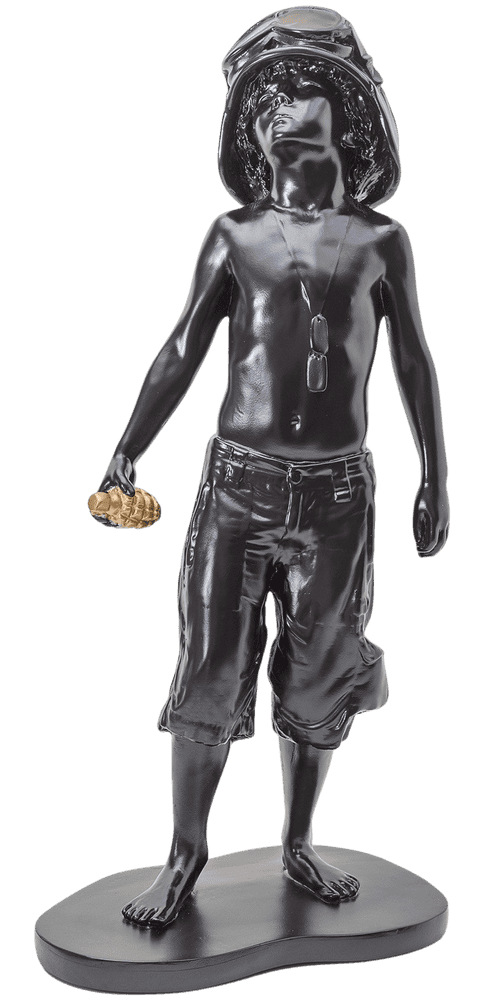 Schoony, ‘Boy Soldier 1/2 Scale’, 2019, Sculpture, Painted case resin, null, 