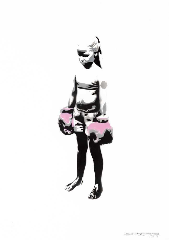 Schoony, ‘Bruiser Pink (Print)’, 2017, Print, Screenprint in colours on wove paper, null, Numbered