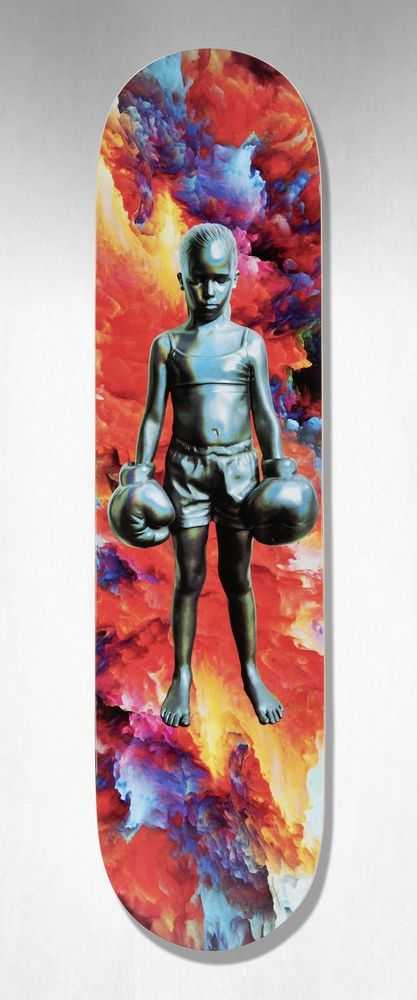 Schoony, ‘Prismatic Bruiser (Skateboard)’, 2017, Collectible, Limited edition Skate Deck made from 100% Canadian Mapel, null, Numbered