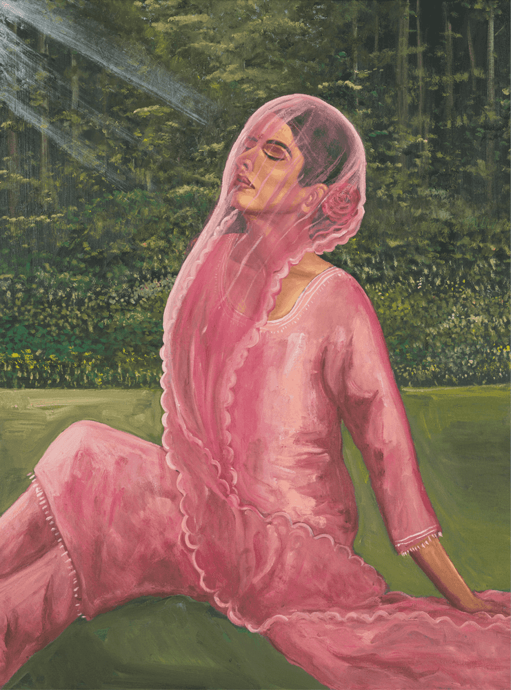 Raghav Babbar, ‘Pukaar’, 2025, Original, Oil on canvas painting, null, 