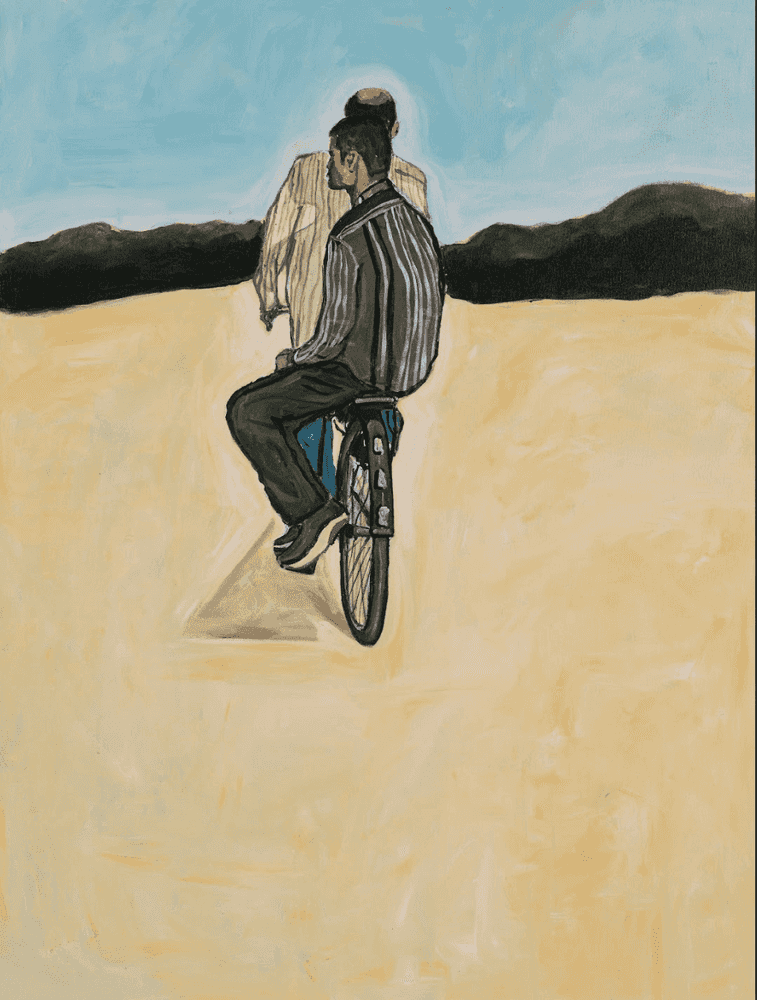 Raghav Babbar, ‘Post duty ride home’, 2021, Original, Oil on canvas painting, null, 