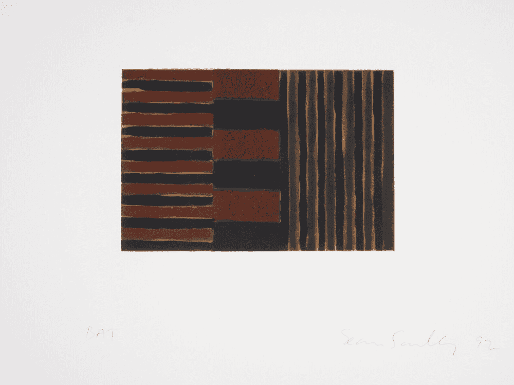 Sean Scully, ‘Heart of Darkness’, 1992, Print, Etching with aquatint printed in colours, The Limited Editions Club, Numbered, Dated