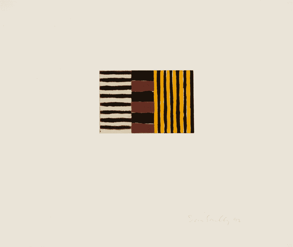 Sean Scully, ‘Heart of Darkness I’, 1992, Print, Etching and aquatint in colors, null, Numbered, Dated