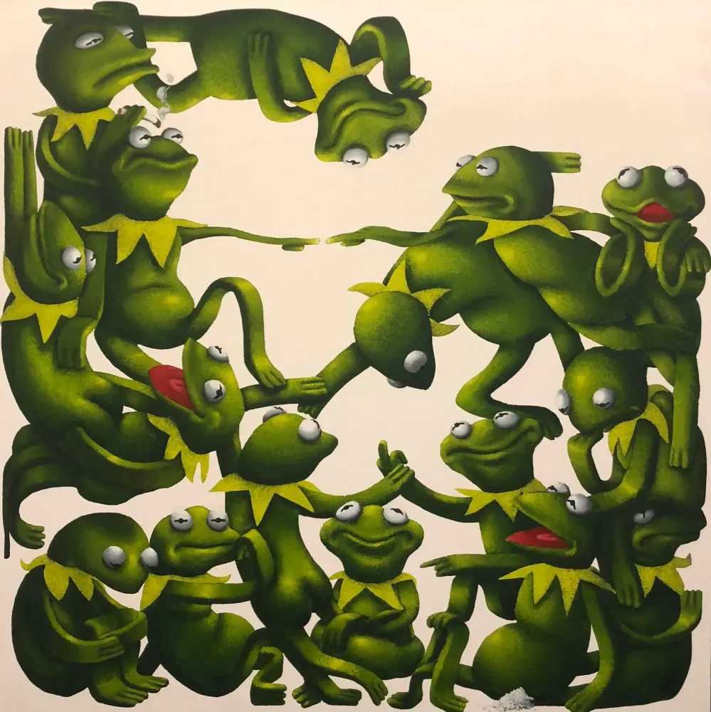 Sebastian Chaumeton, ‘Kermit Overwhelming’, 2019, Print, Screenprint, null, 