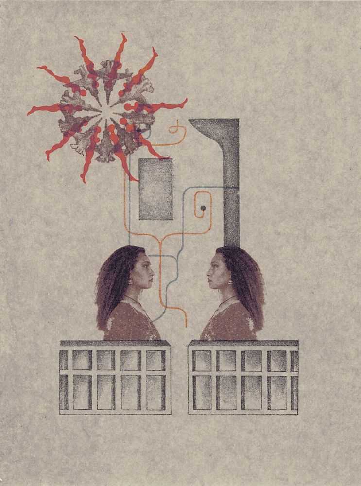 Shahzia Sikander, ‘Metro’, 2001, Print, Color photogravure with soft ground etching printed on gampi paper chine colle, null, Numbered