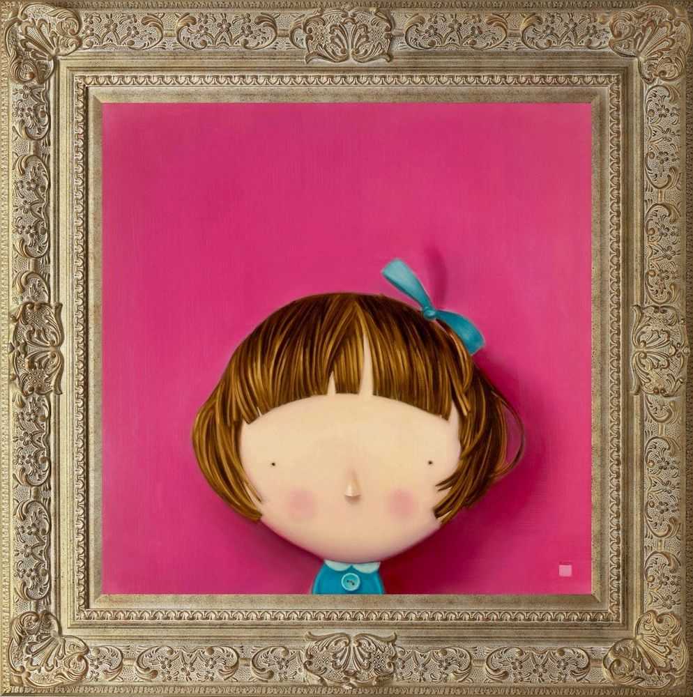 Shazia, ‘Albertine (Canvas on Board)’, 2023, Print, Fine Art Print, Castle Fine Art, Framed