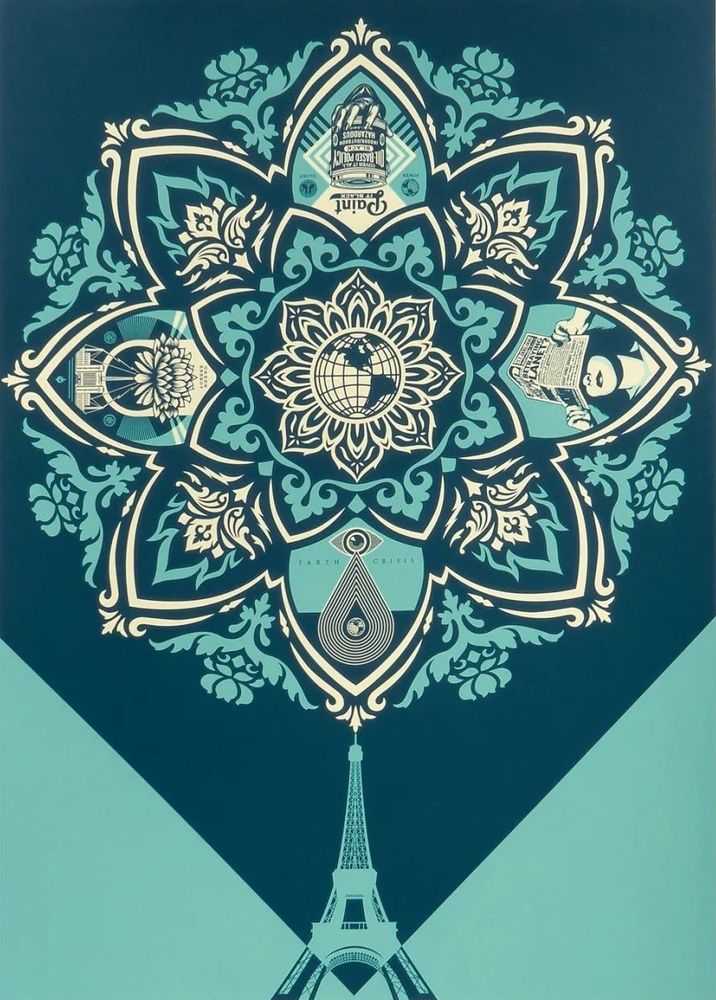 Shepard Fairey (Obey), ‘A Delicate Balance (Large Format)’, 2019, Print, Screenprint on 100% hand torn cotton paper with deckled edges, Self-released, Numbered, Dated