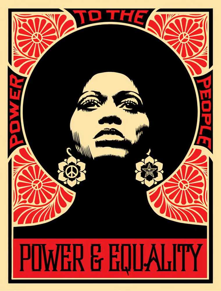 Shepard Fairey (Obey), ‘Afrocentric (Red)’, 2007, Print, Screenprint in colours, Self-released, Numbered, Dated