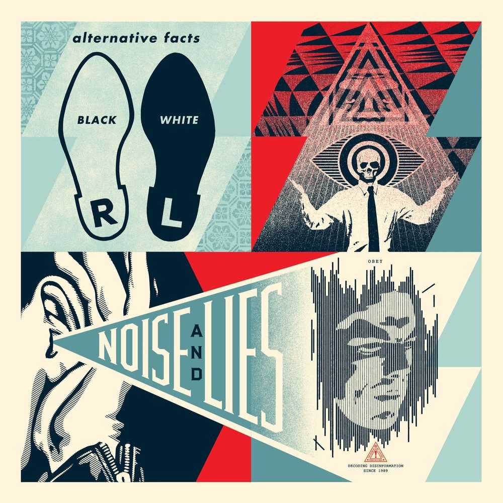 Shepard Fairey (Obey), ‘Alternative Facts’, 04-07-2022, Print, Screenprint on thick cream Speckletone paper, Self-released, Numbered