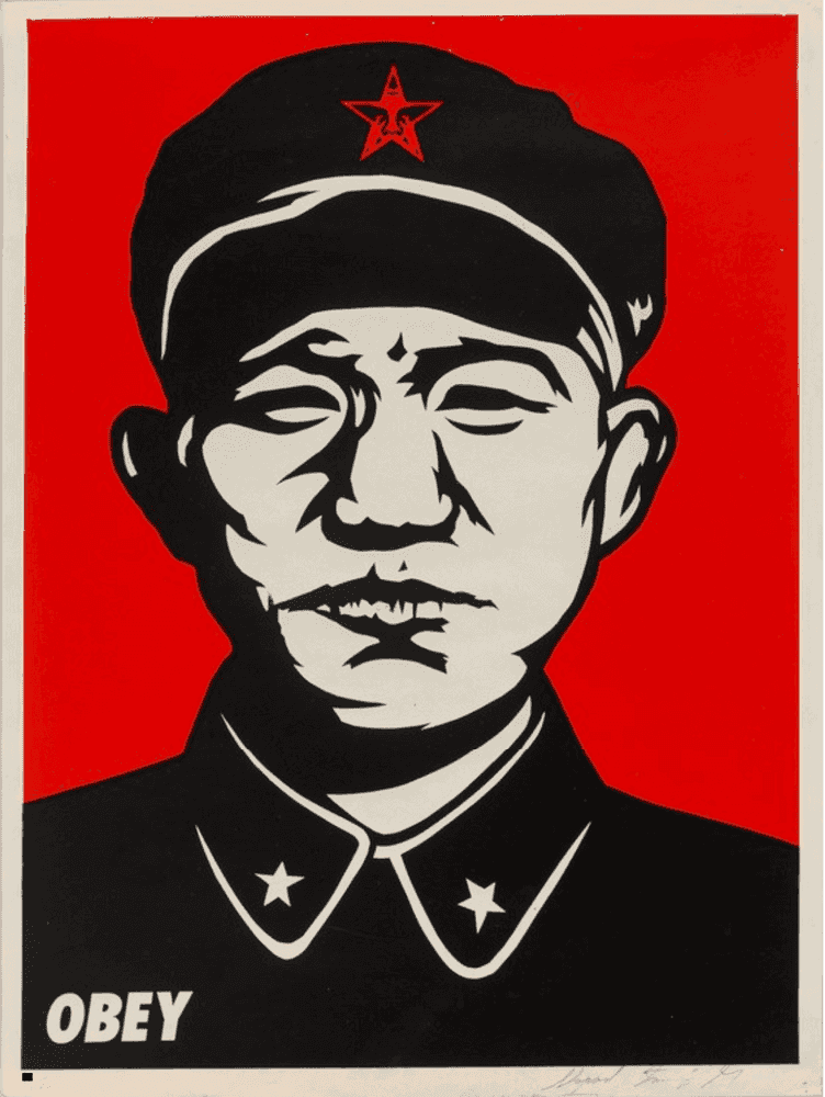 Shepard Fairey (Obey), ‘Chinese Soldier’, 1997, Print, Screenprint, Self-released, Numbered