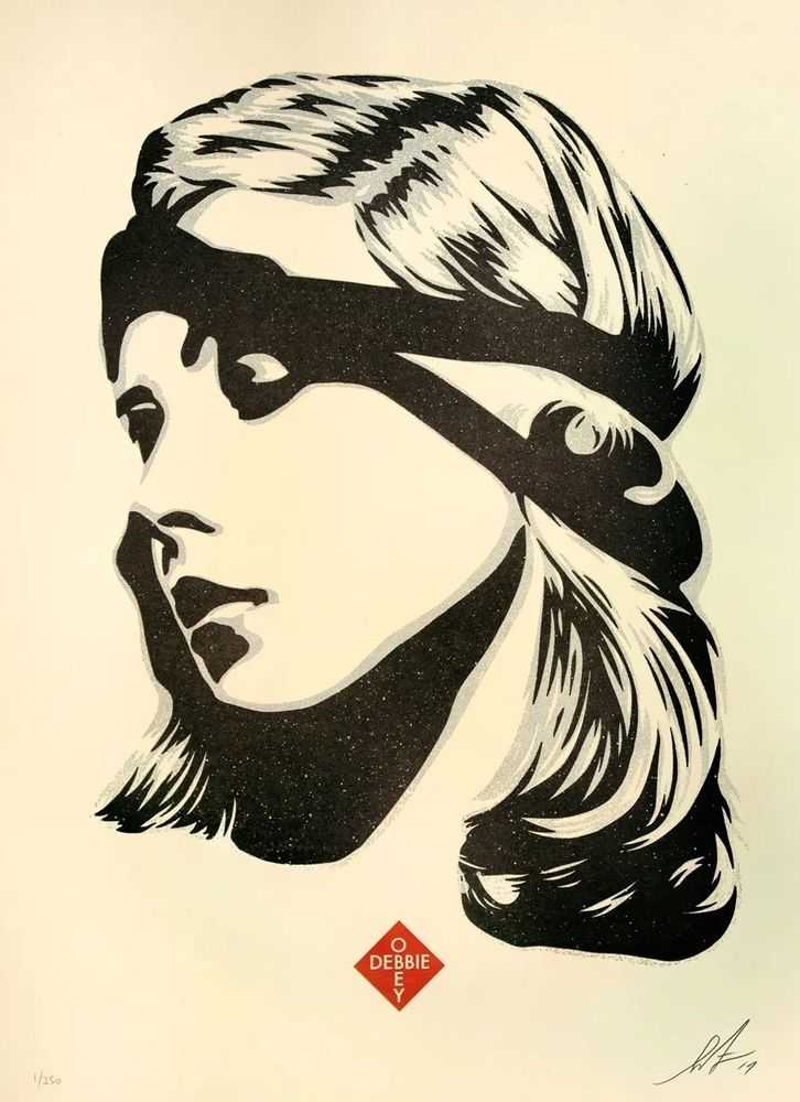 Shepard Fairey (Obey), ‘Debbie Harry, Destiny’, 2017, Print, Letterpress on 100% cotton archival paper with hand deckled edges, Self-released, Numbered, Dated