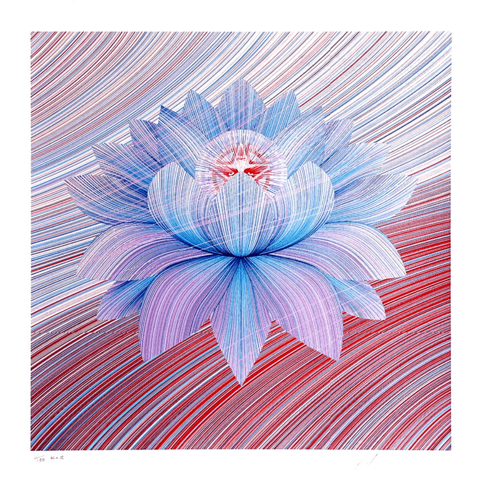 Kai & Sunny, ‘Unity - Obey Flower’, 2021, Print, 5 colour screenprint on Somerset radient white 410gsm, Stolen Space, Numbered, Dated