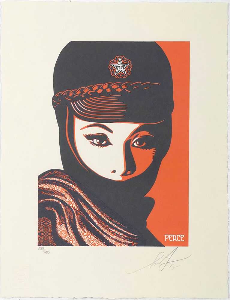 Shepard Fairey (Obey), ‘Mujer Fatale (Letterpress)’, 2015, Print, Letterpress print on 100% cotton paper, Self-released, Numbered, Dated