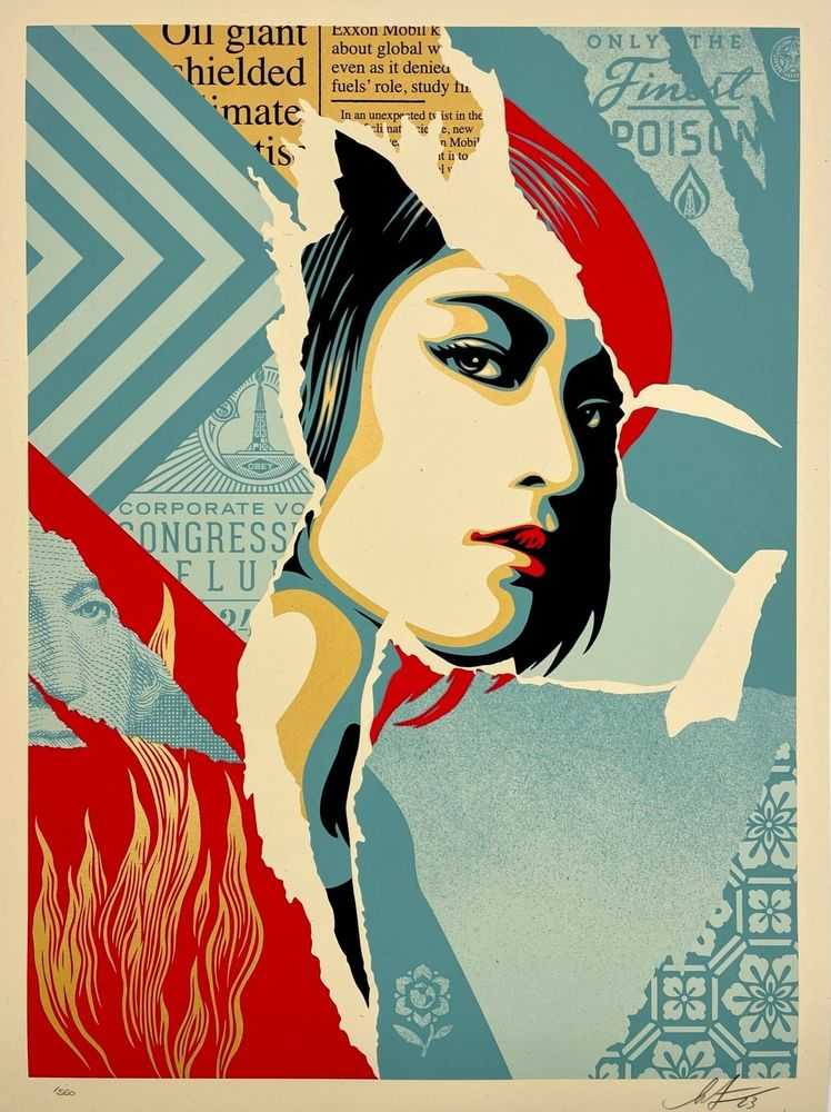 Shepard Fairey (Obey), ‘Only the Finest Poison’, 2023, Print, Screen print on thick cream Speckletone paper, null, Numbered, Dated