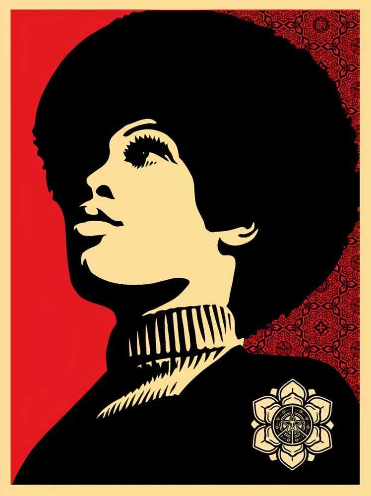 Shepard Fairey (Obey), ‘Panther Power’, 2007, Print, Screenprint in colours, Self-released, Numbered, Dated