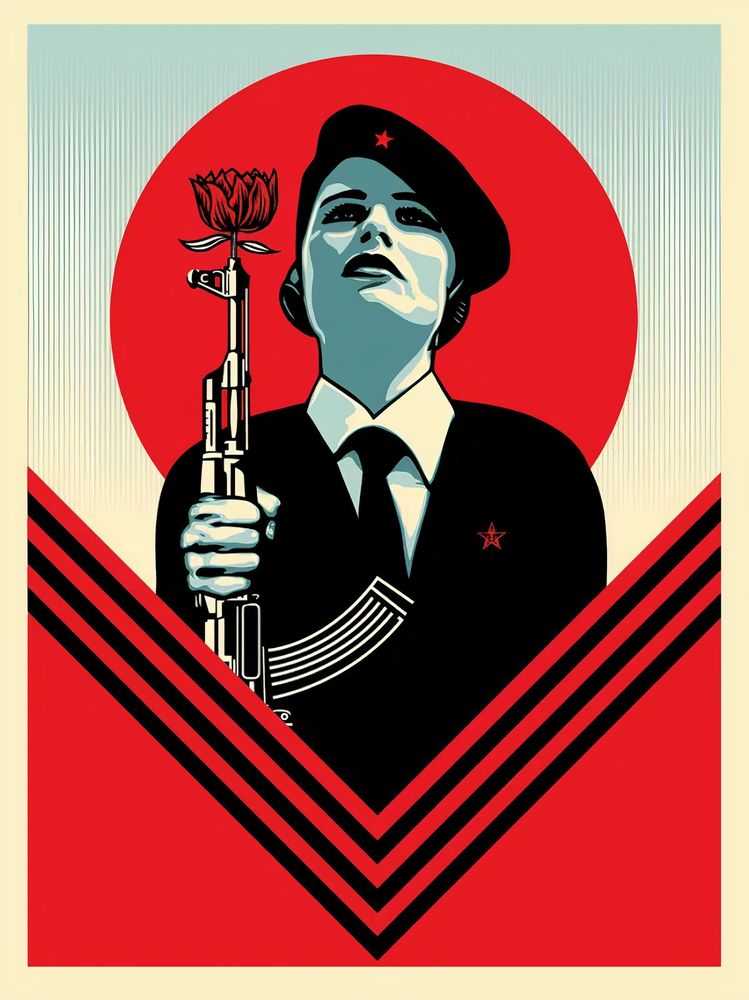 Shepard Fairey (Obey), ‘Peace Guard 2’, 2016, Print, Screenprint in colours on speckled paper, Self-released, Numbered, Dated