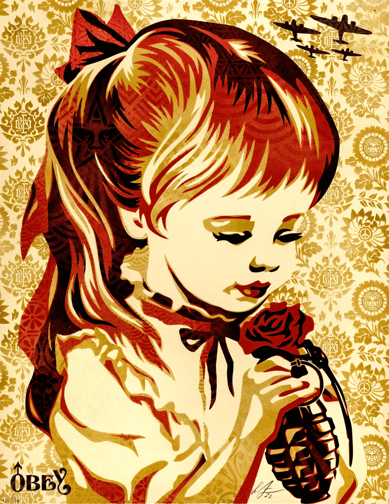 Shepard Fairey (Obey), ‘War By Numbers (VSE OG Colourway)’, 12-05-2022, Print, Variable Stencil Edition (VSE) on Paper, Self-released, Numbered, Dated
