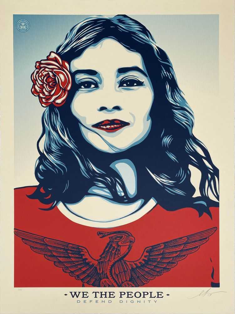Shepard Fairey (Obey), ‘We The People’, 2017, Print, Silkscreen, null, Numbered