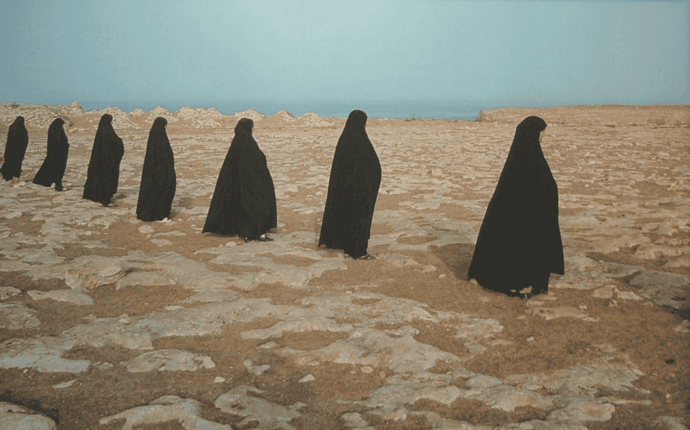 Shirin Neshat, ‘Women in a Line’, 1999, Print, C-print, null, 