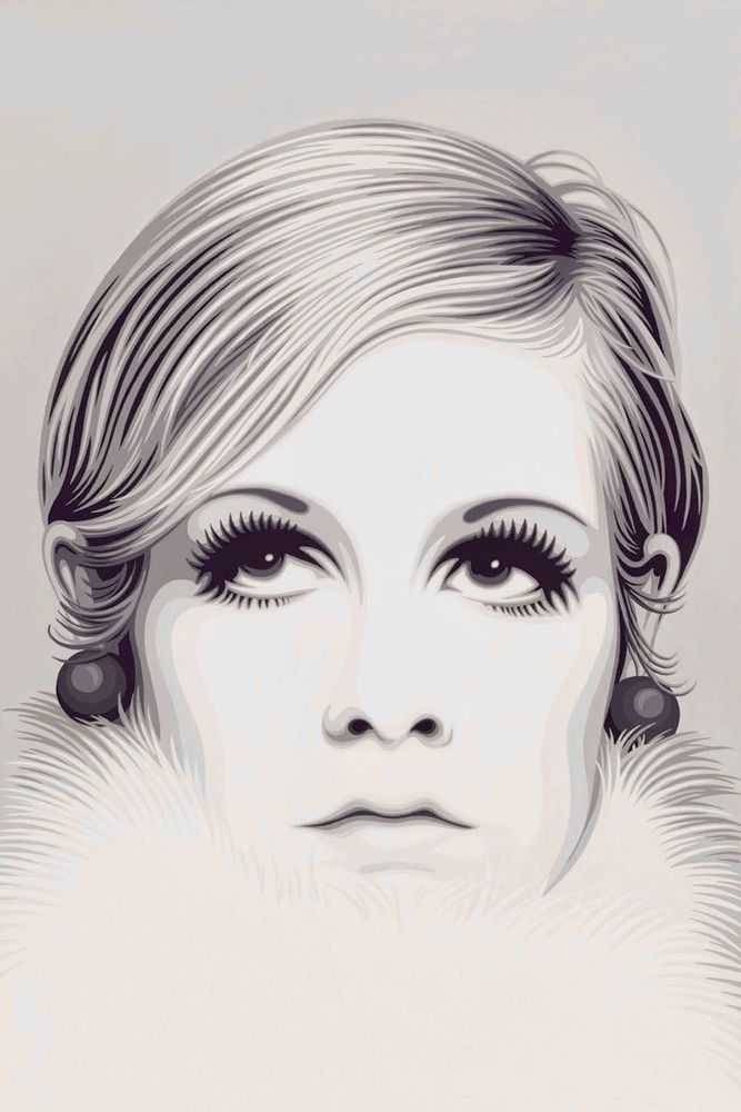 Simon Claridge, ‘Twiggy II’, 2012, Print, Giclee On Canvas, Castle Fine Art, Numbered