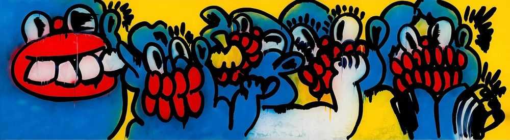 Slawn, ‘Worldwide - Lagos’, 2023, Print, 4-colour screen print on somerset 310gsm paper, Circa, Numbered