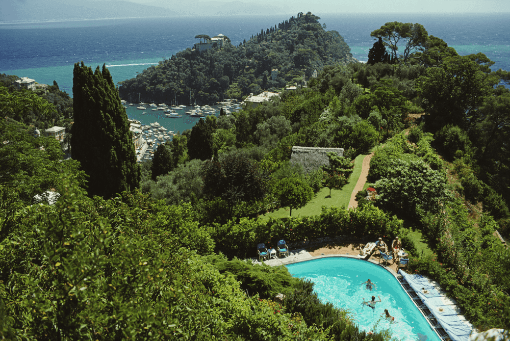 Slim Aarons, ‘Portofino Villa, 1977 (Small)’, 1977, Photography, C-Type Print, null, Numbered