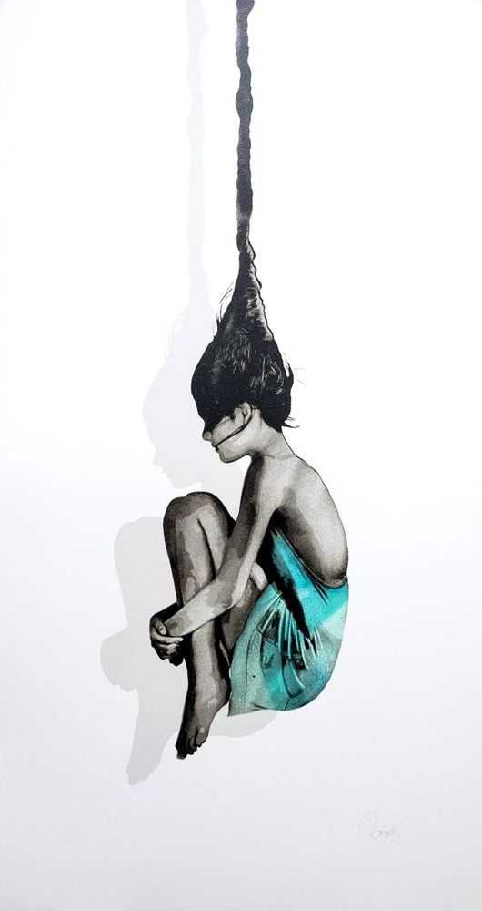 Snik, ‘Falling Out Of Conciousness (Blue)’, 2017, Print, Spray painted 9 colour screenprint on 300gsm Somerset Satin Paper, Graffiti Prints, Numbered, Handfinished