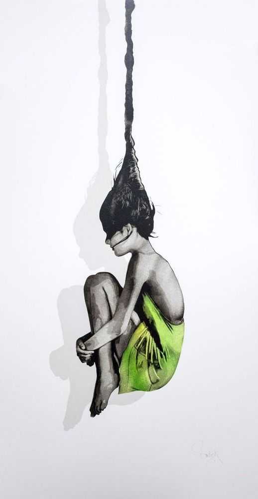 Snik, ‘Falling Out Of Conciousness (Green)’, 2017, Print, Spray painted 9 colour screenprint on 300gsm Somerset Satin Paper, Graffiti Prints, Numbered, Handfinished