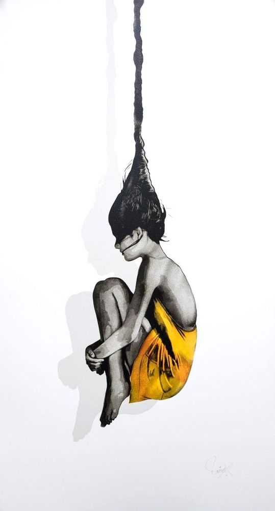 Snik, ‘Falling Out Of Conciousness (Orange)’, 2017, Print, Spray painted 9 colour screenprint on 300gsm Somerset Satin Paper, Graffiti Prints, Numbered, Handfinished
