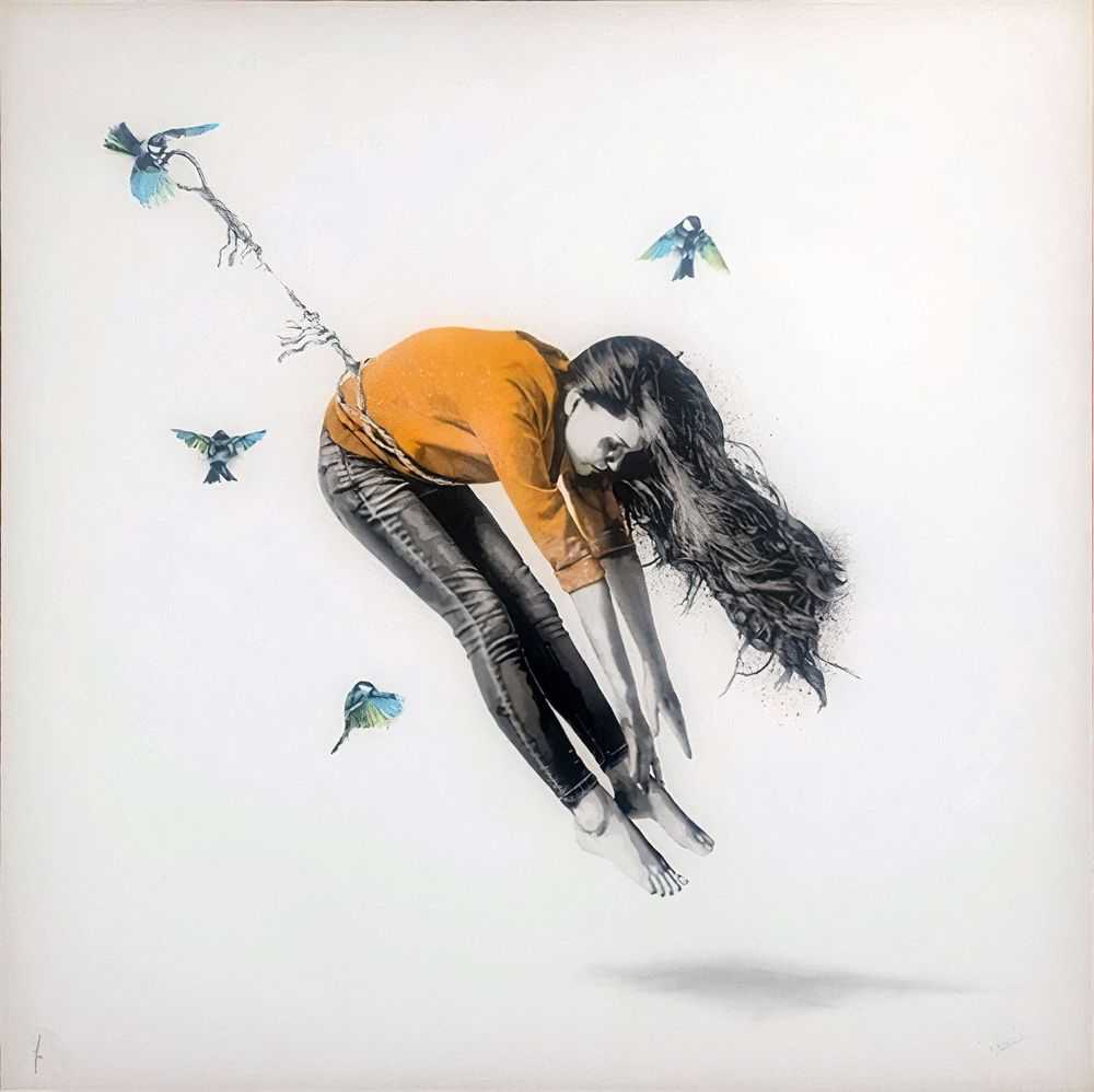 Snik, ‘Hold Fast Hope (Orange HF)’, 2019, Print, Hand painted 15 Colour screenprint On 330 Somerset paper, Graffiti Prints, Numbered