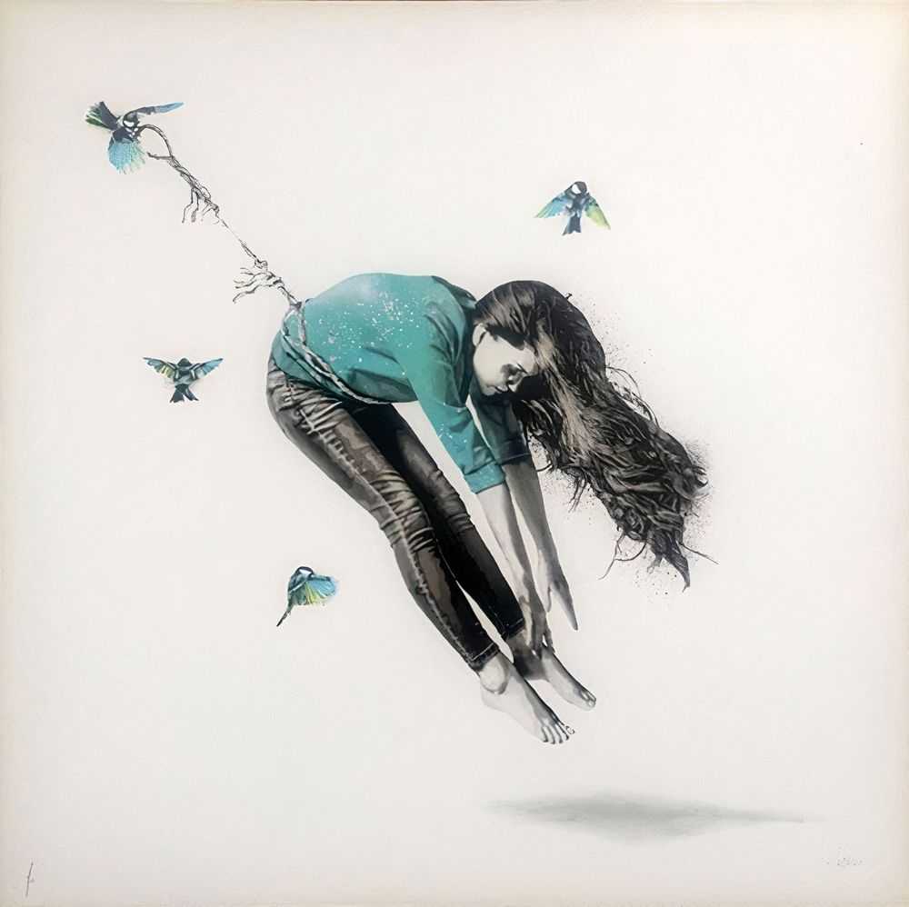 Snik, ‘Hold Fast Hope (Turquoise HF)’, 2019, Print, Hand painted 15 Colour screenprint On 330 Somerset paper, Graffiti Prints, Numbered