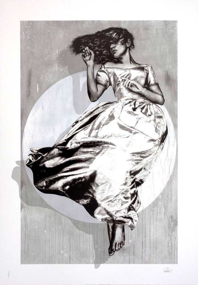 Snik, ‘Serenity (White)’, 2018, Print, 10 Colour screenprint on 300gsm Somerset Velvet Paper, Graffiti Prints, Numbered