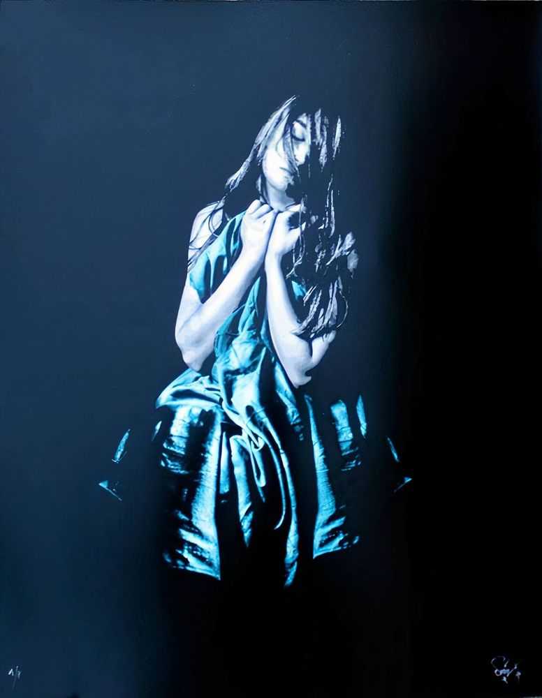 Snik, ‘Souls Apart (Blacked Out Blue)’, 2014, Print, 15 Colour screenprint On 300gsm somerset Paper, Graffiti Prints, Numbered, Dated