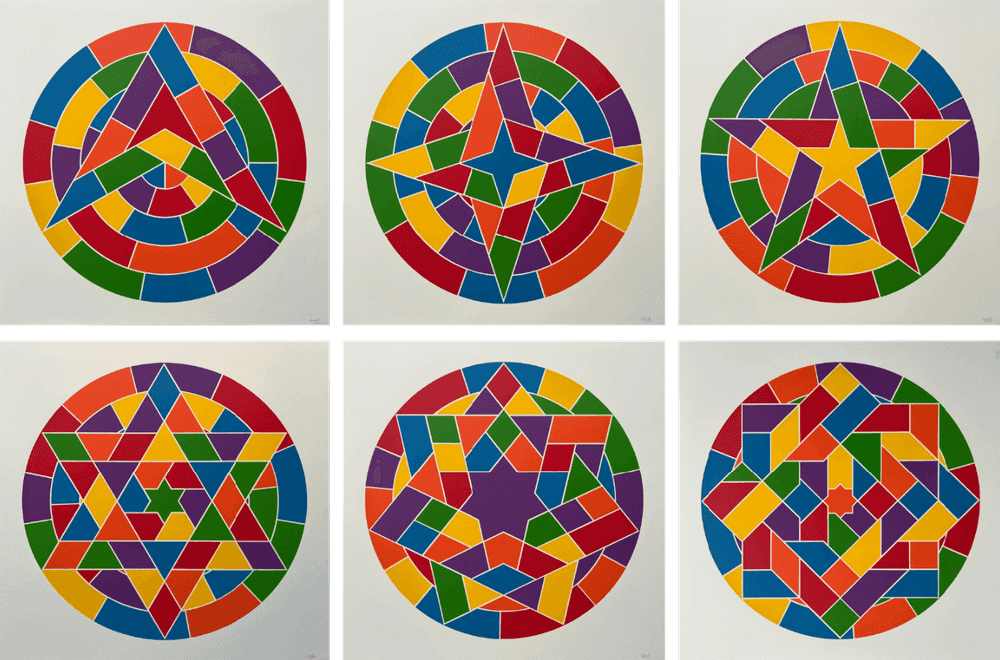 Sol LeWitt, ‘Stars’, 2002, Print, Linocut on white Somerset Satin paper, null, Numbered
