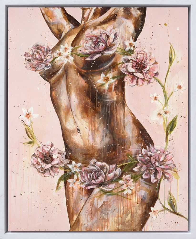 Sophie Tea, ‘Joy’, 2025, Print, Hand-stretched and floated, null, Numbered, Framed