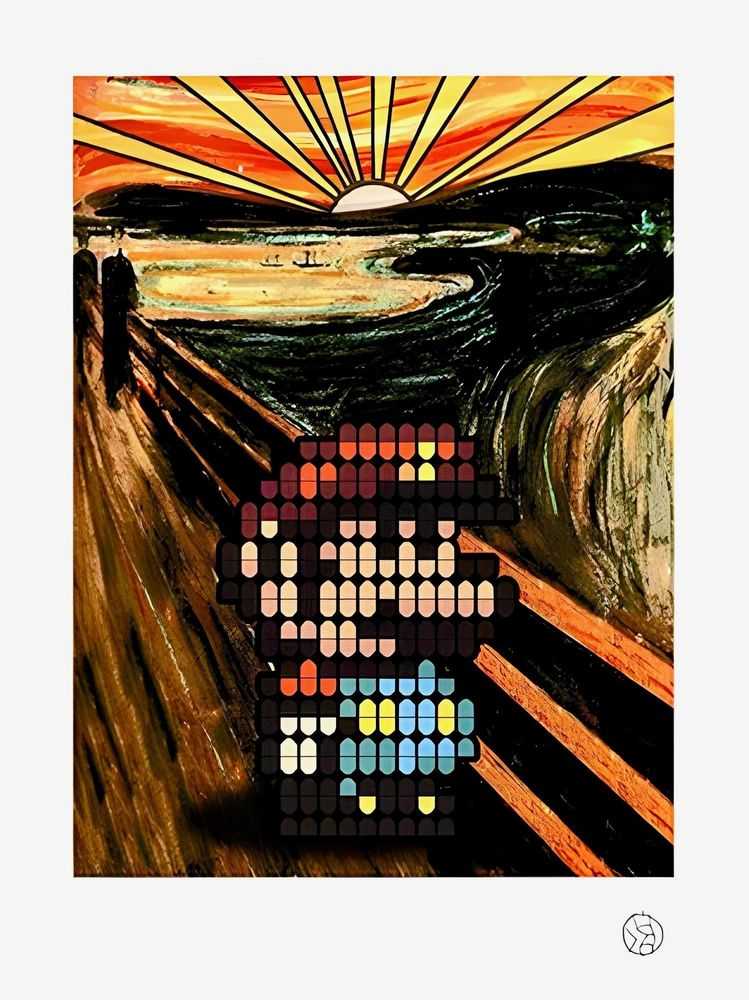 Speedy Graphito, ‘En Attendant La Vague’, 2020, Print, Giclee Print, Panoramart, 