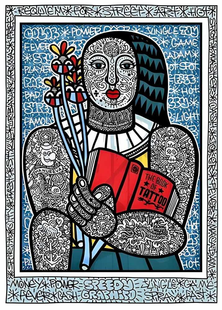 Speedy Graphito, ‘La Femme Tatouée’, 13-12-2021, Print, Screen Print, Panoramart, 