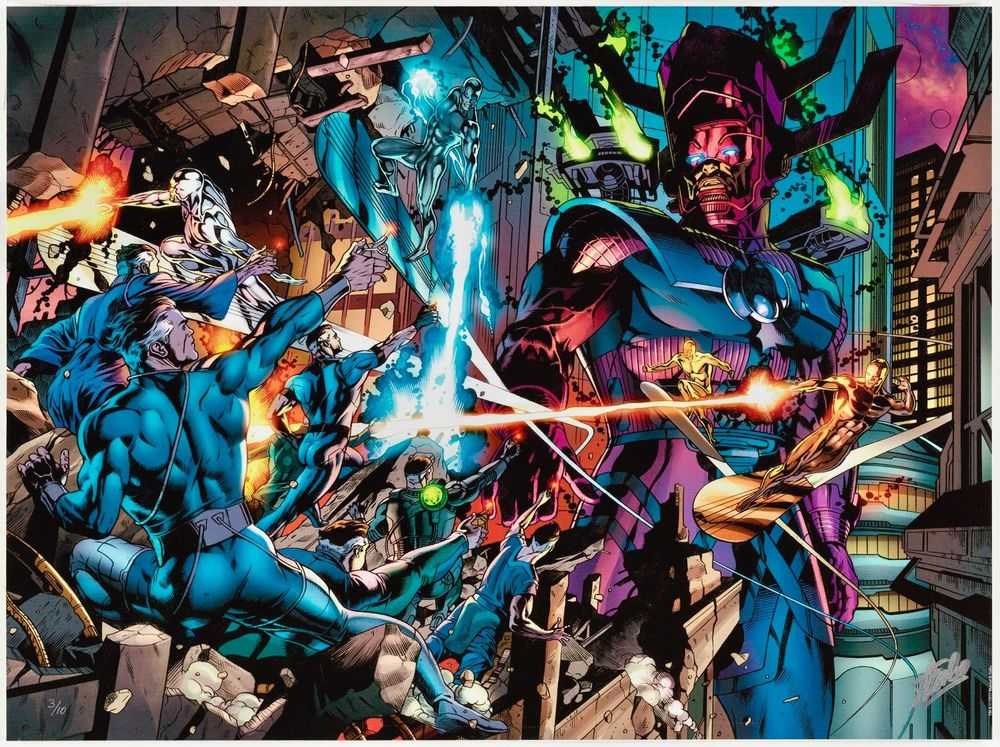 Stan Lee (Marvel), ‘Fantastic Four #571’, 2020, Print, Canvas on board, Castle Fine Art, Numbered