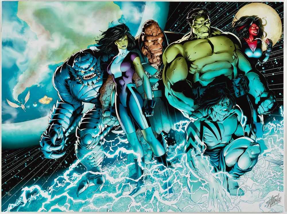 Stan Lee (Marvel), ‘Incredible Hulks #614’, 2020, Print, Canvas on board, Castle Fine Art, Numbered