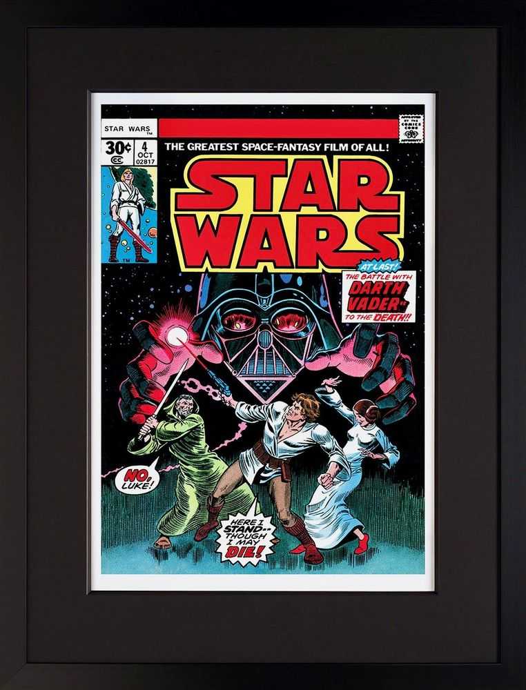 Stan Lee (Marvel), ‘Star Wars #4 - In Battle With Darth Vader (Small)’, 2015, Print, Giclee on paper, Castle Fine Art, Numbered, Framed