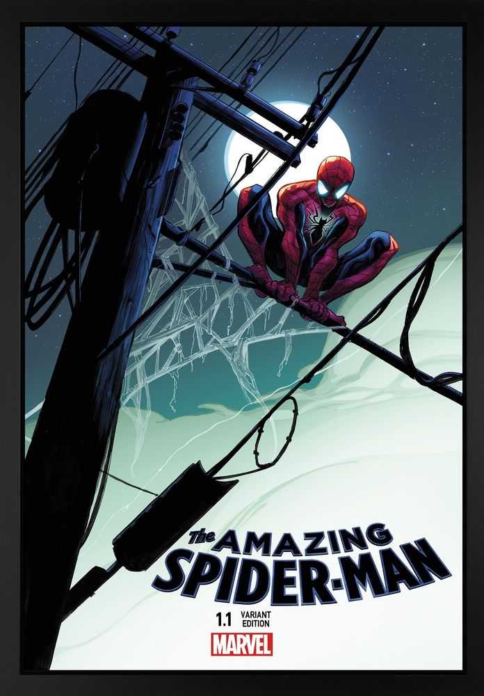 Stan Lee (Marvel), ‘The Amazing Spider-Man - Volume 4, #1.1’, 2016, Print, A limited edition boxed canvas, Castle Fine Art, Framed